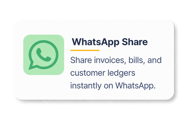 WhatsApp sharing card
